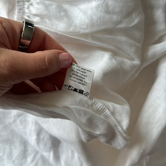 Morton Mac Dalia Dress in White - Picture 12 of 12